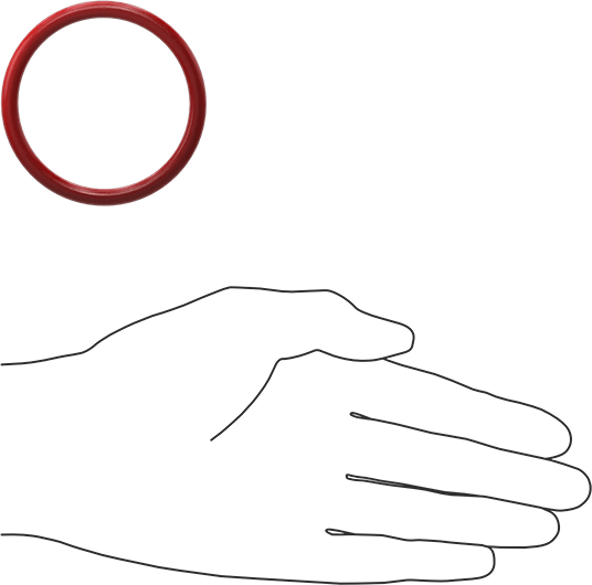 Yüksek Sıcaklık Silikon O-Rings, Parker S1138, 3/16 Kesirli Genişlik, Dash Numarası 330