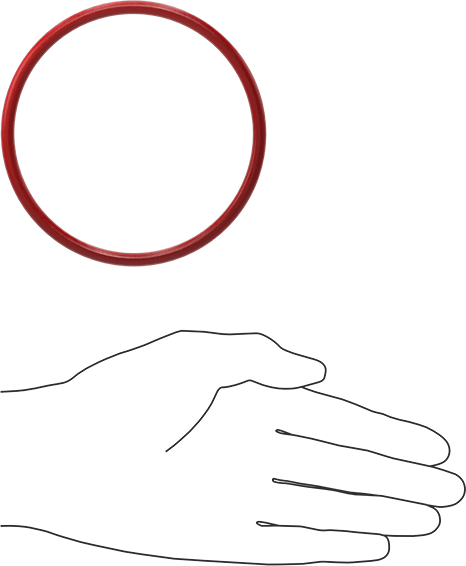 Yüksek Sıcaklık Silikon O-Rings, Parker S1138, 3/16 Kesirli Genişlik, Dash Numarası 343