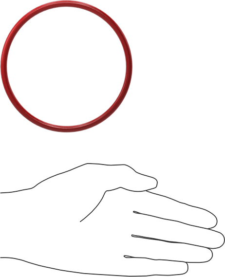 Yüksek Sıcaklık Silikon O-Rings, Parker S1138, 3/16 Kesirli Genişlik, Dash Numarası 344