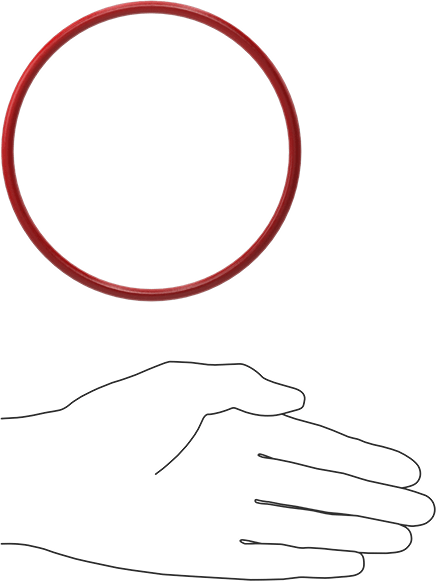 Yüksek Sıcaklık Silikon O-Rings, Parker S1138, 3/16 Kesirli Genişlik, Dash Numarası 350