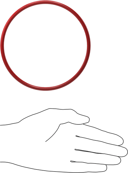 Yüksek Sıcaklık Silikon O-Rings, Parker S1138, 3/16 Kesirli Genişlik, Dash Numarası 351