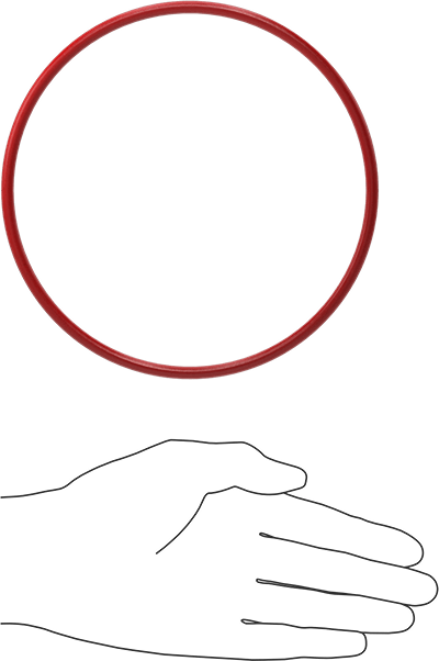 Yüksek Sıcaklık Silikon O-Rings, Parker S1138, 3/16 Kesirli Genişlik, Dash Numarası 360