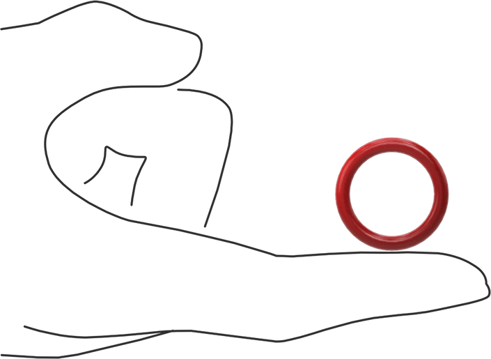 Yüksek Sıcaklık Silikon O-Rings, Parker S1138, 1/8 Kesirli Genişlik, Dash Numarası 211