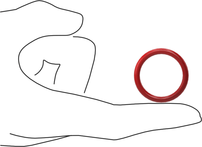 Yüksek Sıcaklık Silikon O-Rings, Parker S1138, 1/8 Kesirli Genişlik, Dash Numarası 214