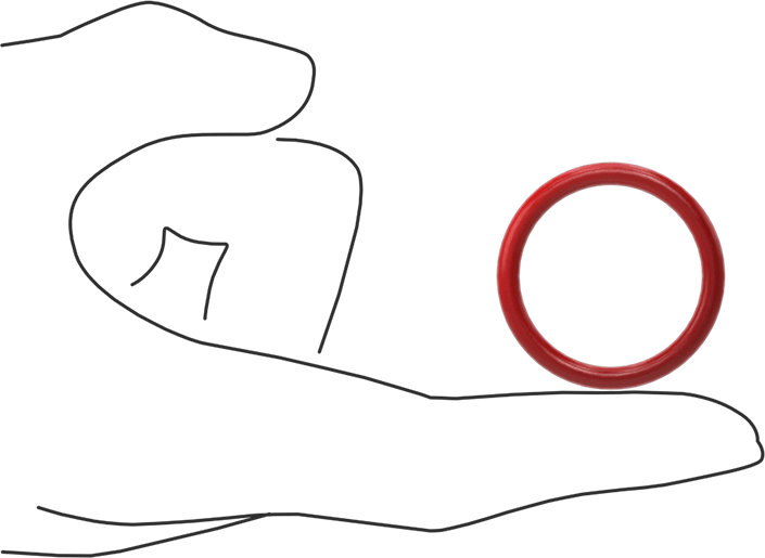 Yüksek Sıcaklık Silikon O-Rings, Parker S1138, 1/8 Kesirli Genişlik, Dash Numarası 216