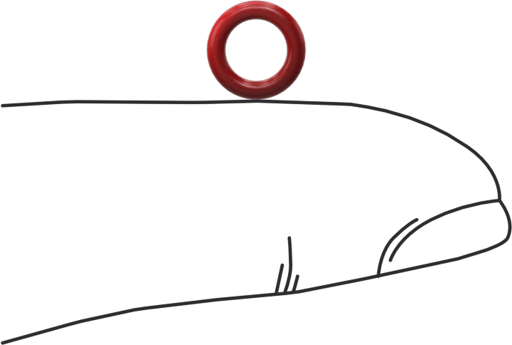 Yüksek Sıcaklık Silikon O-Rings, Düz Dişli Bağlantı İçin, Yüksek Saflıkta, Dash 901