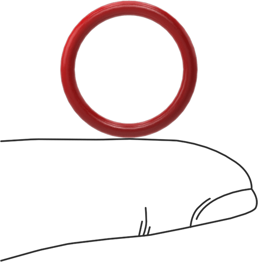 Yüksek Sıcaklık Silikon O-Rings, Düz Dişli Bağlantı İçin, Yüksek Saflıkta, Dash 908