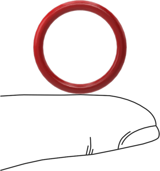 Yüksek Sıcaklık Silikon O-Rings, Düz Dişli Bağlantı İçin, Yüksek Saflıkta, Dash 909