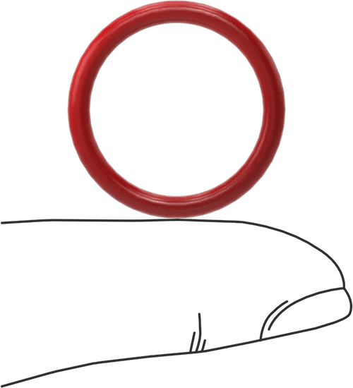 Yüksek Sıcaklık Silikon O-Rings, Düz Dişli Bağlantı İçin, Yüksek Saflıkta, Dash 910