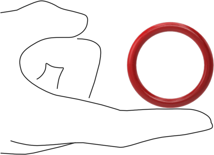 Yüksek Sıcaklık Silikon O-Rings, Parker S1138, 3/16 Kesirli Genişlik, Dash Numarası 325