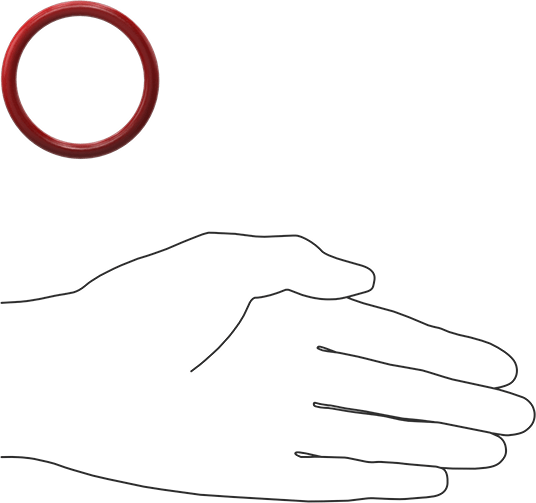 Yüksek Sıcaklık Silikon O-Rings, Parker S1138, 3/16 Kesirli Genişlik, Dash Numarası 327