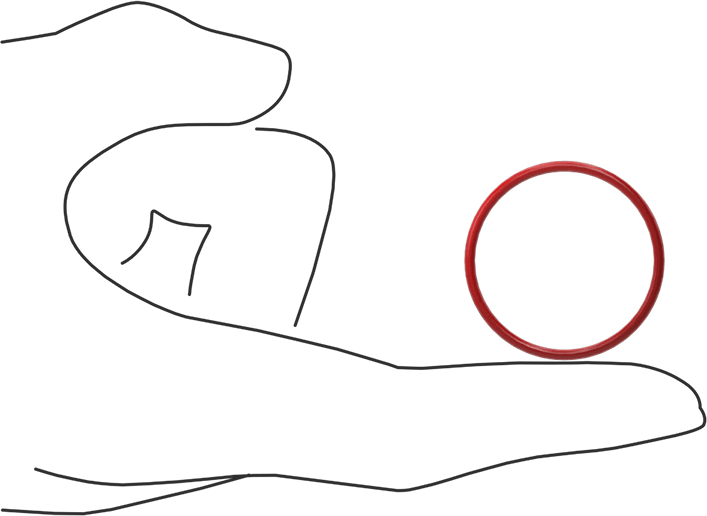 Yüksek Sıcaklık Silikon O-Rings, Parker S1138, 1/16 Kesirli Genişlik, Dash Numarası 025