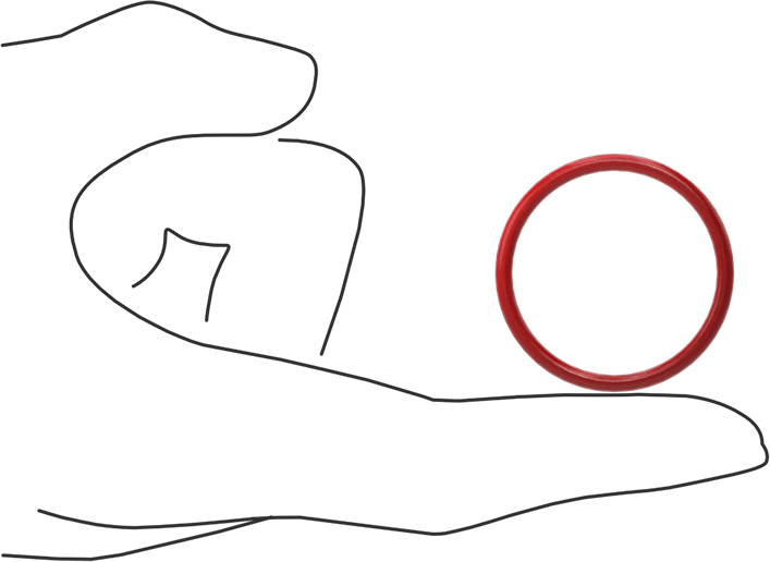 Yüksek Sıcaklık Silikon O-Rings, Parker S1138, 3/32 Kesirli Genişlik, Dash Numarası 124