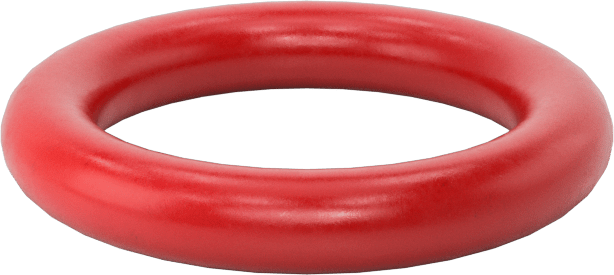 Yüksek Sıcaklık Silikon O-Rings, Parker S1138, 1/8 Kesirli Genişlik, Dash Numarası 208