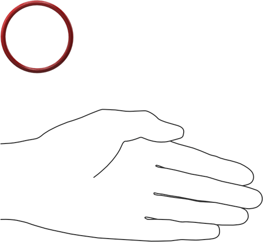 Yüksek Sıcaklık Silikon O-Rings, Parker S1138, 1/8 Kesirli Genişlik, Dash Numarası 224