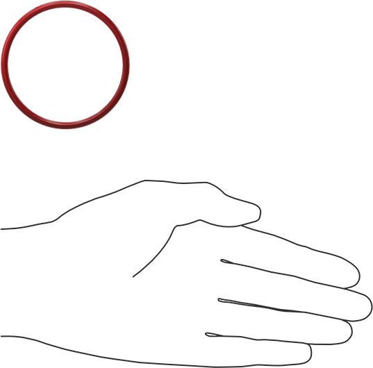 Yüksek Sıcaklık Silikon O-Rings, Parker S1138, 1/8 Kesirli Genişlik, Dash Numarası 228