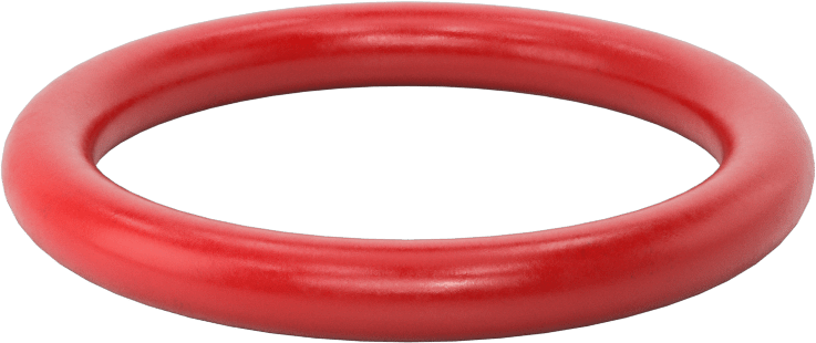 Yüksek Sıcaklık Silikon O-Rings, Parker S1138, 1/4 Kesirli Genişlik, Dash Numarası 404