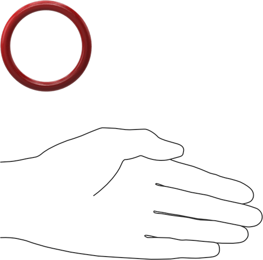 Yüksek Sıcaklık Silikon O-Rings, Parker S1138, 1/4 Kesirli Genişlik, Dash Numarası 405