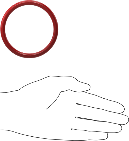 Yüksek Sıcaklık Silikon O-Rings, Parker S1138, 1/4 Kesirli Genişlik, Dash Numarası 411