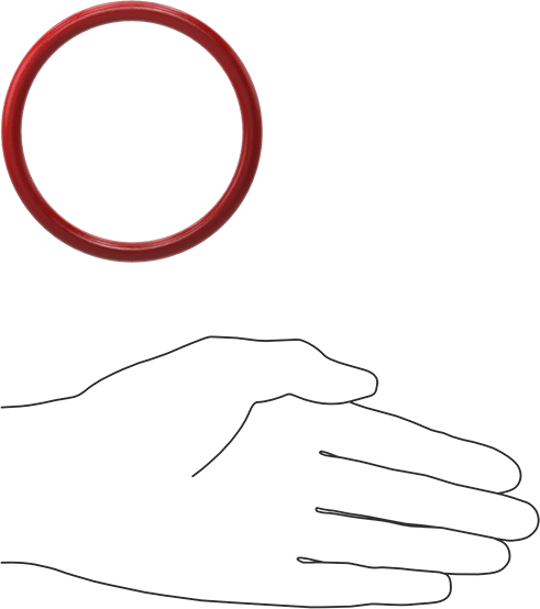 Yüksek Sıcaklık Silikon O-Rings, Parker S1138, 1/4 Kesirli Genişlik, Dash Numarası 413