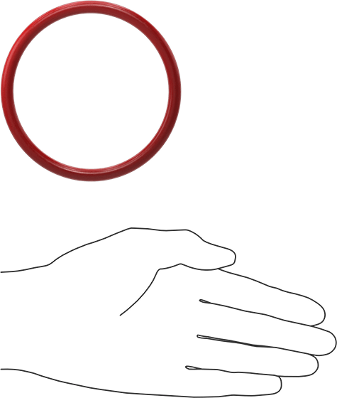 Yüksek Sıcaklık Silikon O-Rings, Parker S1138, 1/4 Kesirli Genişlik, Dash Numarası 416