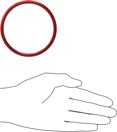 Yüksek Sıcaklık Silikon O-Rings, Parker S1138, 3/16 Kesirli Genişlik, Dash Numarası 338