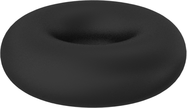 Suya ve Hava Koşullarına Dayanıklı Neopren O-Ring, 1/16 Kesirli Genişlik, Dash Numarası 004