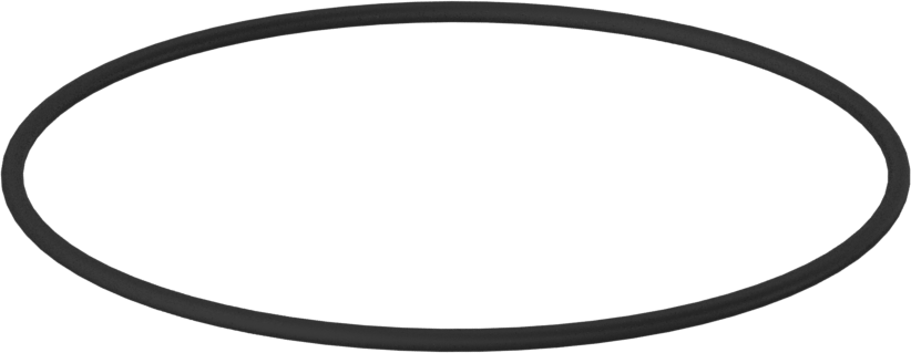 Suya ve Hava Koşullarına Dayanıklı Neopren O-Ring, 1/16 Kesirli Genişlik, Dash Numarası 039
