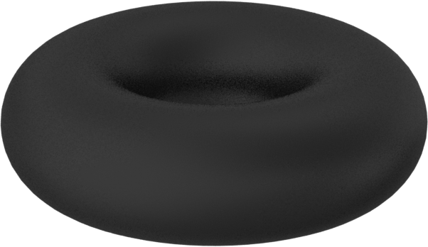 Suya ve Hava Koşullarına Dayanıklı Neopren O-Ring, 3/32 Kesirli Genişlik, Dash Numarası 104