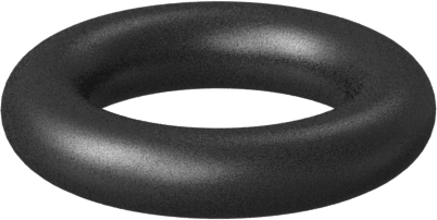 Suya ve Hava Koşullarına Dayanıklı Neopren O-Ring, 3/32 Kesirli Genişlik, Dash Numarası 109
