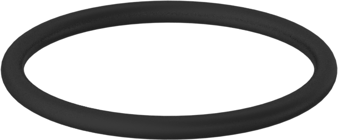 Suya ve Hava Koşullarına Dayanıklı Neopren O-Ring, 3/32 Kesirli Genişlik, Dash Numarası 125