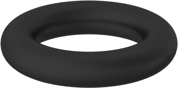 Suya ve Hava Koşullarına Dayanıklı Neopren O-Ring, 1/8 Kesirli Genişlik, Dash Numarası 205
