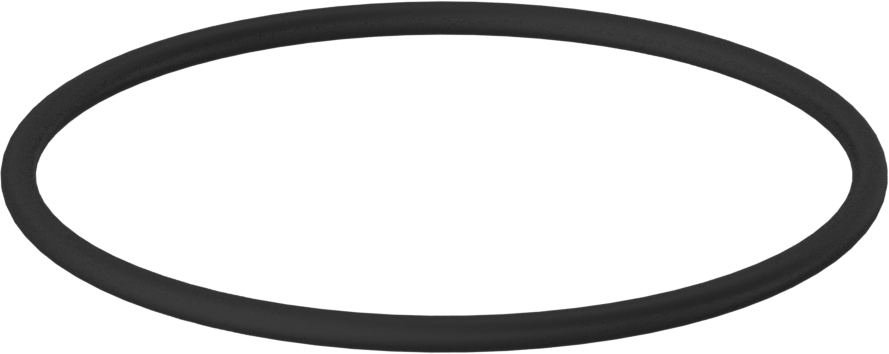 Suya ve Hava Koşullarına Dayanıklı Neopren O-Ring, 1/8 Kesirli Genişlik, Dash Numarası 236