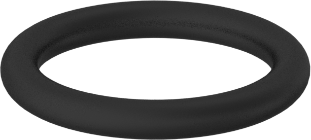 Suya ve Hava Koşullarına Dayanıklı Neopren O-Ring, Düz Dişli Bağlantı İçin, için 3/8" Boru Dış Çapı, Dash 906