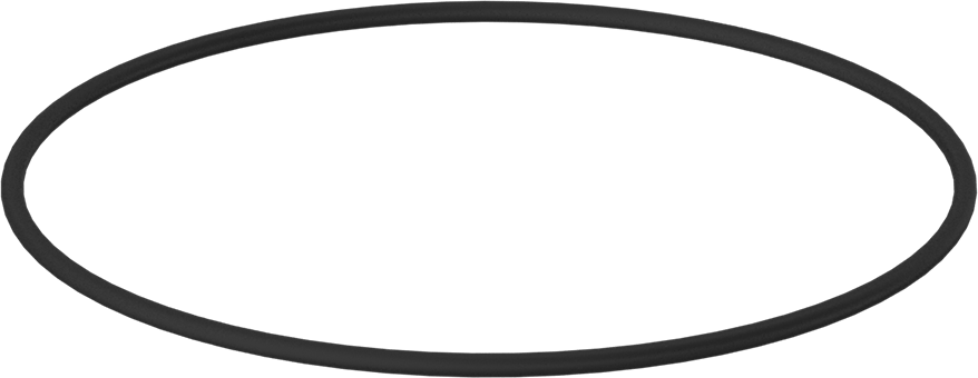 Suya ve Hava Koşullarına Dayanıklı Neopren O-Ring, 1/8 Kesirli Genişlik, Dash Numarası 256