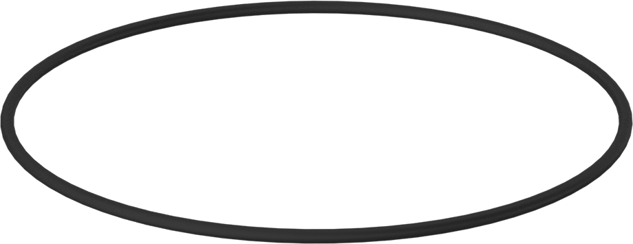 Suya ve Hava Koşullarına Dayanıklı Neopren O-Ring, 1/8 Kesirli Genişlik, Dash Numarası 259