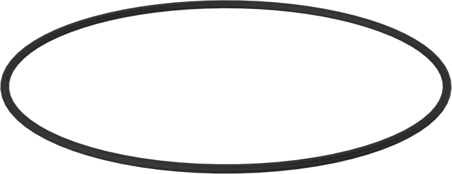 Suya ve Hava Koşullarına Dayanıklı Neopren O-Ring, 1/8 Kesirli Genişlik, Dash Numarası 262