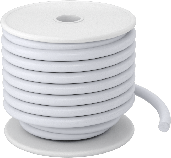 Buhara ve Kimyasala Dayanıklı Salmastra, 7/32" Genişlik, 15 ft Uzunluğunda