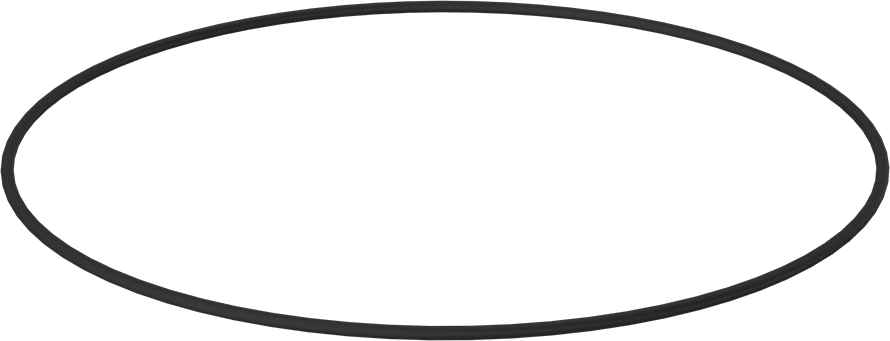 Yağa Dayanıklı Buna-N O-Ring, 1/4 Kesirli Genişlik, Dash Numarası 466