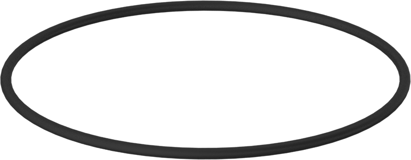 Yağa Dayanıklı Buna-N O-Ring, 1/8 Kesirli Genişlik, Dash Numarası 250