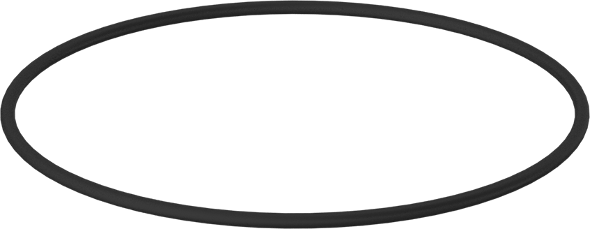 Yağa Dayanıklı Buna-N O-Ring, 1/8 Kesirli Genişlik, Dash Numarası 253