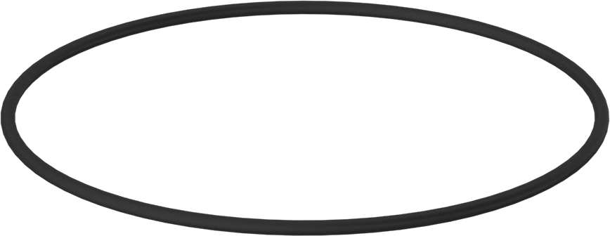 Yağa Dayanıklı Buna-N O-Ring, 1/8 Kesirli Genişlik, Dash Numarası 255