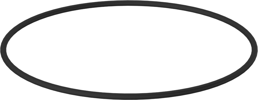 Yağa Dayanıklı Buna-N O-Ring, 1/8 Kesirli Genişlik, Dash Numarası 256
