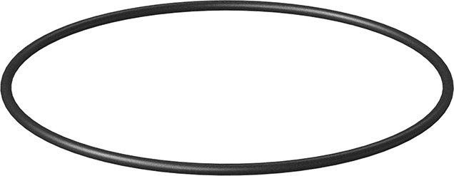 Yağa Dayanıklı Buna-N O-Ring, 3/16 Kesirli Genişlik, Dash Numarası 370