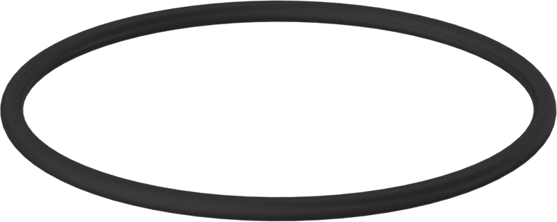 Yağa Dayanıklı Buna-N O-Ring, 3/16 Kesirli Genişlik, Dash Numarası 351
