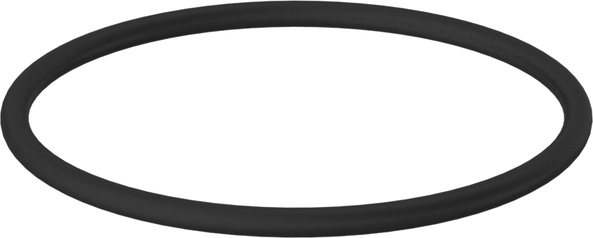 Yağa Dayanıklı Buna-N O-Ring, 1/4 Kesirli Genişlik, Dash Numarası 431