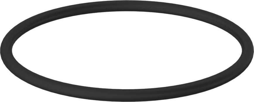 Yağa Dayanıklı Buna-N O-Ring, 1/4 Kesirli Genişlik, Dash Numarası 432