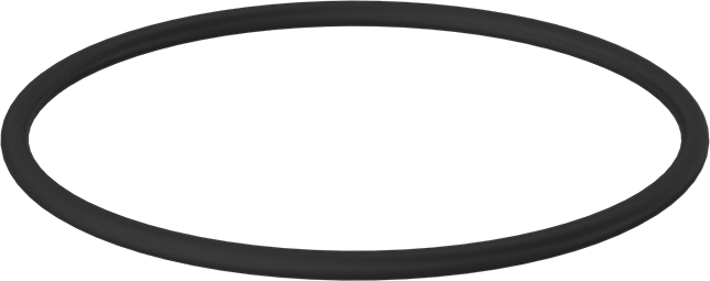 Yağa Dayanıklı Buna-N O-Ring, 1/4 Kesirli Genişlik, Dash Numarası 439