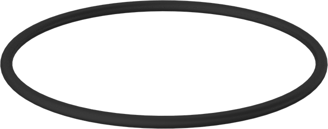 Yağa Dayanıklı Buna-N O-Ring, 1/4 Kesirli Genişlik, Dash Numarası 441