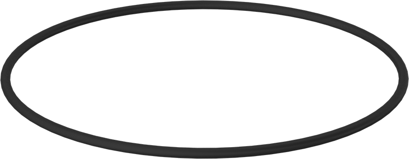 Yağa Dayanıklı Buna-N O-Ring, 1/4 Kesirli Genişlik, Dash Numarası 451